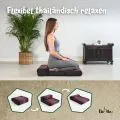 Kapok St�tzkissen faltbar (Schwarz/Elefanten)