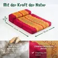 Kapok St�tzkissen faltbar (Rot/Gelb)