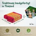 Kapok St�tzkissen faltbar (Rot/Gelb)