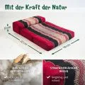 Kapok St�tzkissen faltbar (Rot/Schwarz)