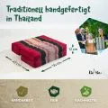 Kapok St�tzkissen faltbar (Rot/Schwarz)