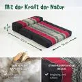 Kapok St�tzkissen faltbar (Schwarz/Rot)