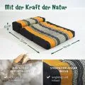 Kapok St�tzkissen faltbar (Schwarz/Orange)