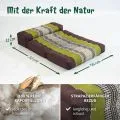 Kapok St�tzkissen faltbar (Braun/Gr�n)