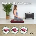 Kapok St�tzkissen faltbar (Rubinrot)