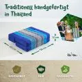 Kapok St�tzkissen faltbar (Blau)