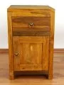 Java Teakholz-Nachtschrank, im rustikalen Design,  Nr.308