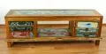 Java Teakholz-Sideboard aus recyceltem, bunten Bootsholz,  Nr.353