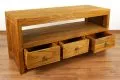 Java Teakholz-Sideboard mit 3 Schubladen im rustikalen Design,  Nr.333