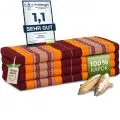 Kapok Klappmatratze, 110 cm breit, Classic (Orange)