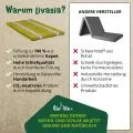 Kapok Klappmatratze, 110 cm breit, Classic (Gr�n)
