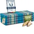 Kapok Klappmatratze, 110 cm breit, Classic (Hellblau)