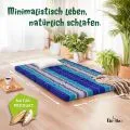 Kapok Klappmatratze, 110 cm breit, Classic (Blau)