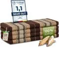 Kapok Klappmatratze, 110 cm breit, Classic (Braun)