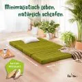 Kapok Klappmatratze, 110 cm breit, Basic (Gr�n Uni)