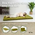 Kapok Klappmatratze, 110 cm breit, Basic (Gr�n Uni)