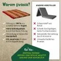 Kapok Klappmatratze, 140 cm breit, Classic (Rot/Gr�n)