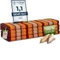 Kapok Klappmatratze, 140 cm breit, Classic (Orange)