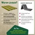 Kapok Klappmatratze, 140 cm breit, Classic (Gr�n)