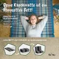Kapok Kinderklappmatratze, 70 cm breit (Blau/Elefanten)