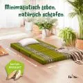Kapok Kinderklappmatratze, 70 cm breit (Gr�n/Elefanten)