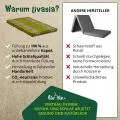 Kapok Kinderklappmatratze, 70 cm breit (Gr�n/Elefanten)