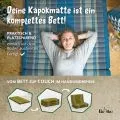 Kapok Kinderklappmatratze, 70 cm breit (Gr�n/Elefanten)