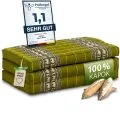 Kapok Kinderklappmatratze, 70 cm breit (Gr�n/Elefanten)
