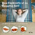 Kapok Kinderklappmatratze, 70 cm breit (Rot/Gelb)