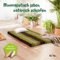Kapok Kinderklappmatratze, 70 cm breit (Braun/Gr�n)