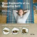 Kapok Kinderklappmatratze, 70 cm breit (Braun/Gr�n)