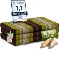 Kapok Kinderklappmatratze, 70 cm breit (Braun/Gr�n)