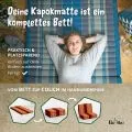Kapok Kinderklappmatratze, 70 cm breit (Orange)