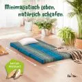 Kapok Kinderklappmatratze, 70 cm breit (Hellblau)