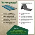 Kapok Kinderklappmatratze, 70 cm breit (Hellblau)