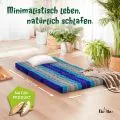Kapok Kinderklappmatratze, 70 cm breit (Blau)