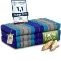 Kapok Kinderklappmatratze, 70 cm breit (Blau)