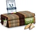 Kapok Kinderklappmatratze, 70 cm breit (Braun)