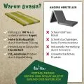Kapok Klappmatratze, 80 cm breit, Classic (Gr�n)