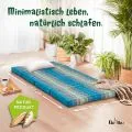 Kapok Klappmatratze, 80 cm breit, Classic (Hellblau)