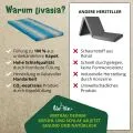 Kapok Klappmatratze, 80 cm breit, Classic (Hellblau)