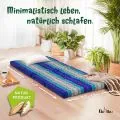 Kapok Klappmatratze, 80 cm breit, Classic (Blau)