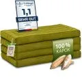 Kapok Klappmatratze, 80 cm breit, Basic (Gr�n Uni)