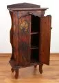 Kleiner, mit Blumen verzierter 2-triger Schrank aus Bali, Nr. 200