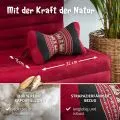 Kapok Knochenkissen (Rot/Elefanten)