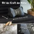 Kapok Knochenkissen (Blau/Elefanten)