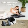 Kapok Knochenkissen (Blau/Elefanten)