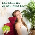 Kapok Knochenkissen (Rot/Schwarz)