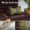 Kapok Knochenkissen (Braun/Gr�n)