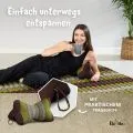 Kapok Knochenkissen (Braun/Gr�n)